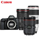  Canon 佳能 EOS 6D Mark II 6D2 全画幅单反相机（24-70 2.8II+16-35 2.8III+70-200 2.8III）专业摄影套装　