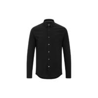 卡尔文·克莱 Calvin Klein 男士长袖衬衫 J319065 黑色 XL