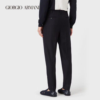 GIORGIO ARMANI/阿玛尼男士羊毛西裤商务正装西装裤