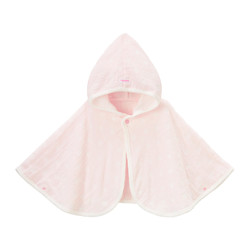 MIKI HOUSE MIKIHOUSE日本制全棉輕盈親膚可愛新生兒包被斗篷浴巾
