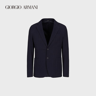 GIORGIO ARMANI/阿玛尼西装男士休闲商务千鸟格纹单排扣时尚外套 48 UBWF