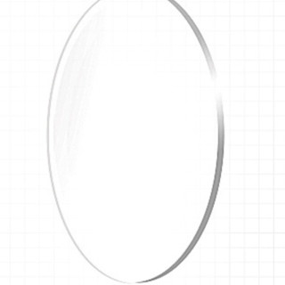 winsee 万新 TAF4006BK 黑色钛金属眼镜框+1.67折射率 防蓝光镜片