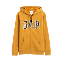 Gap 盖璞 男女款拉链卫衣外套 618866 金黄色 XL