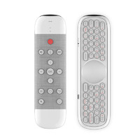 Q40 2.4G无线飞鼠智能电视机安卓机顶盒遥控器双面背光红外触摸 白色