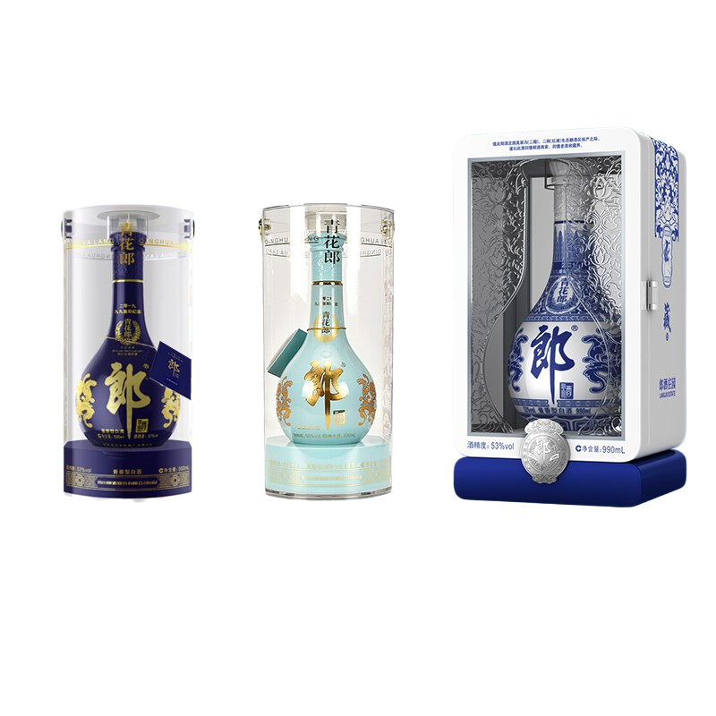 LANGJIU 郎酒青花郎九九重阳纪念酒2019款+2020款+2021款53%vol