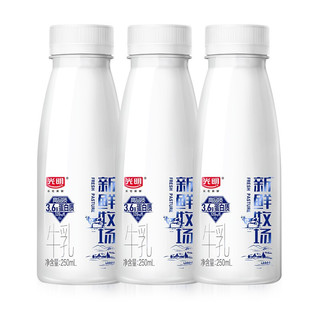 Bright 光明 新鲜牧场 3.6g蛋白质 高品质牛乳 250ml*6瓶