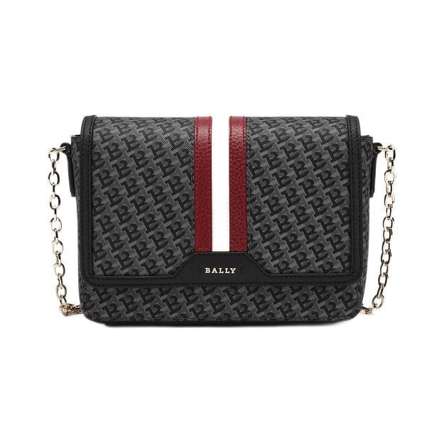 BALLY 巴利 女士斜挎包 6239377 灰色 中号