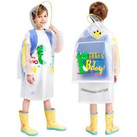 MOREMERRY 牧萌 MM05895 儿童雨衣 森林绿恐龙 XXL