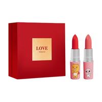 M·A·C 魅可 甜心告白口红礼盒装 (#HAVE A GOOD DAY桃你欢心3g+#TIMES INFINITY坦橙告白3g) KAKAO限定款