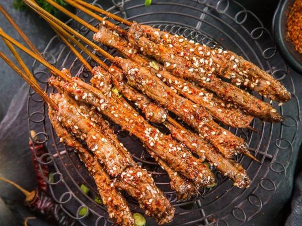 限上海木屋烧烤50串牛里脊新鲜生牛肉串顺丰包邮