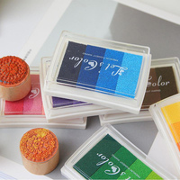 XUZE 旭泽 四色渐变印泥 6cm*3.8cm