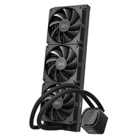 aigo 爱国者 冰魄 W360 无光 52mm 一体式水冷散热器 黑色