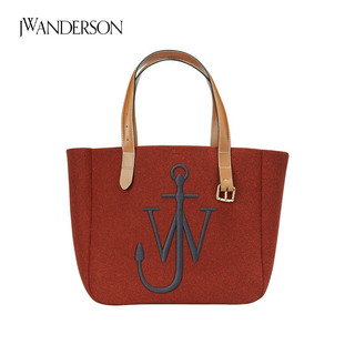 JWANDERSON J W Anderson 21秋冬男女同款托特手提包酒红色/海军蓝色