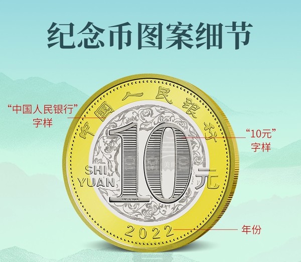 2022年虎年生肖贺岁流通纪念币整卷（20枚）