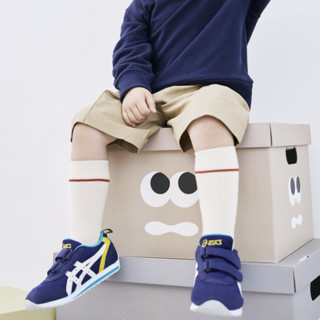 ASICS 亚瑟士 SUKU²系列 IDAHO PS 儿童休闲运动鞋 TUM186-5001 藏蓝/白色 31.5码