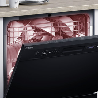 Midea 美的 K1 嵌入式洗碗机 8套 黑色