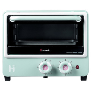 Hauswirt 海氏 Q1烤箱家用迷你全自动电烤箱多功能烘焙一人食小烤箱迷小型 绿色