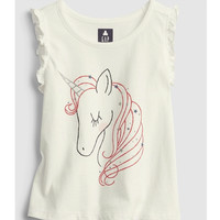 Gap 盖璞 女童无袖T恤