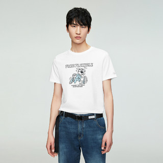 HLA 海澜之家 2022夏季新款男士舒适柔软经典圆领短袖T恤