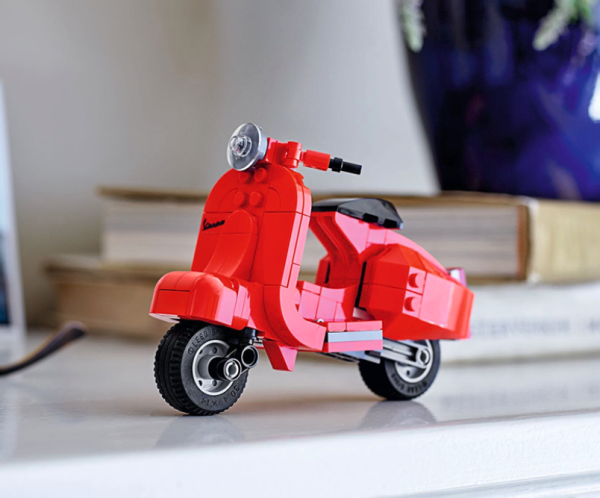 lego乐高积木方头仔系列40517意大利复古摩托车6岁儿童玩具男孩女孩