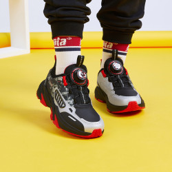 anta 安踏 越野跑鞋男童运动鞋中大童防滑革面旋转纽扣跑步鞋 安踏