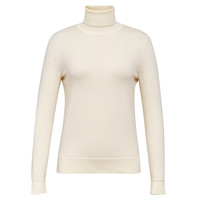 GIRDEAR 哥弟 女士高领羊毛衫 A300427 米白 XXL