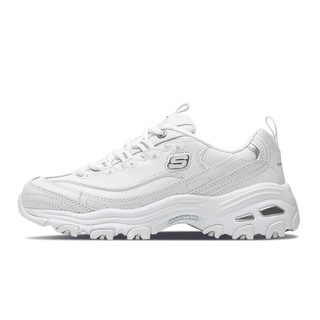 SKECHERS 斯凯奇 D'Lites 女子休闲运动鞋 11931/WSL 白色/银色 35.5