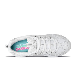 SKECHERS 斯凯奇 D'Lites 女子休闲运动鞋 11931/WSL 白色/银色 37.5