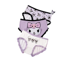 LEDIN 乐町 X 三丽鸥 女士三角内裤套装 CLJBB2121 简约款 3条装 库洛米 M