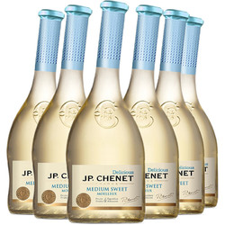 J.P.CHENET 香奈 半甜白葡萄酒 法国原装进口 歪脖子酒 11.5度 整箱
