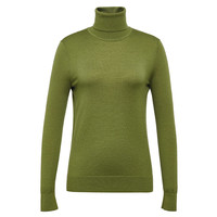 GIRDEAR 哥弟 女士高领羊毛衫 A300427 深草绿 S