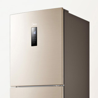 Midea 美的 BCD-258WTPZM(E) 风冷三门冰箱 258L 金色