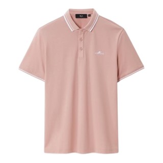 HLA 海澜之家 x 中国航天·太空创想 男士短袖POLO衫 HNTPW2U006A 粉红 L