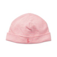 RALPH LAUREN Baby Girls Striped Cotton Hat