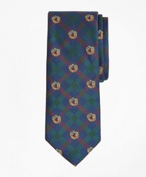 Brooks Brothers 布克兄弟 Plaid with Wreath Tie