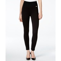 Calvin Klein Pull-On Wide Waistband Knit Pants