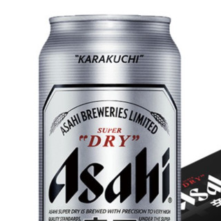 Asahi 朝日啤酒 朝日超爽 生啤酒 500ml*6听