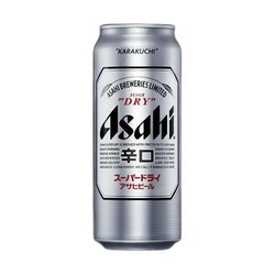 Asahi 朝日啤酒 超爽系列生啤500mlx24罐整箱装 日式生（鲜）啤酒 1件装