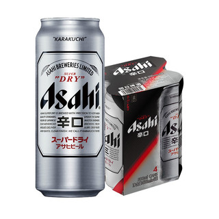 Asahi 朝日啤酒 朝日生啤酒辛口 500ml*18+12（拍下到手30罐）