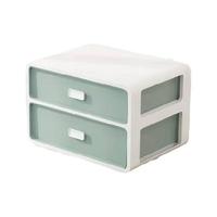 立贝斯 收纳柜 2层 33*24*23cm 蓝色