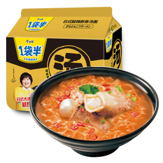 今麦郎一袋半日式酸辣豚骨汤面145g5袋