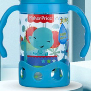 Fisher-Price 费雪 FP-8621 儿童吸管杯 400ml 蓝色