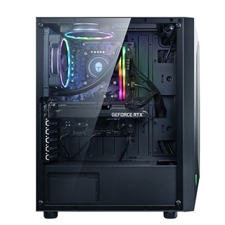 RAYTINE 雷霆世纪 复仇者 十二代酷睿版 组装电脑 （黑色、512GB SSD、酷睿i5-12400、GTX 1650 4G、8GB)