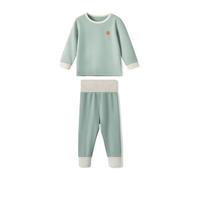 EMXEE 嫚熙 MX486213934 儿童内衣裤套装 海盐绿 73cm