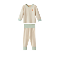 EMXEE 嫚熙 MX486213934 儿童内衣裤套装 奶白色 100cm