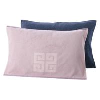 KINGSHORE 金号 S2206 纯棉枕巾 紫色+兰色 2条装