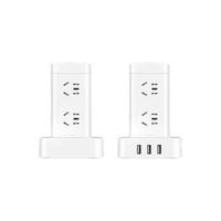 DELIXI 德力西 CD98H-DK8X3UG 立式插排 八位五孔+三USB 1.7m