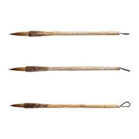 六品堂 棕竹狼毫毛笔 大号+中号+小号 3支装
