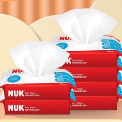 NUK 婴儿加厚棉柔湿巾 80片*6包