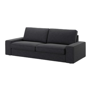 IKEA 宜家 KIVIK 奇维系列 西拉利德布艺沙发 三人位 煤色
